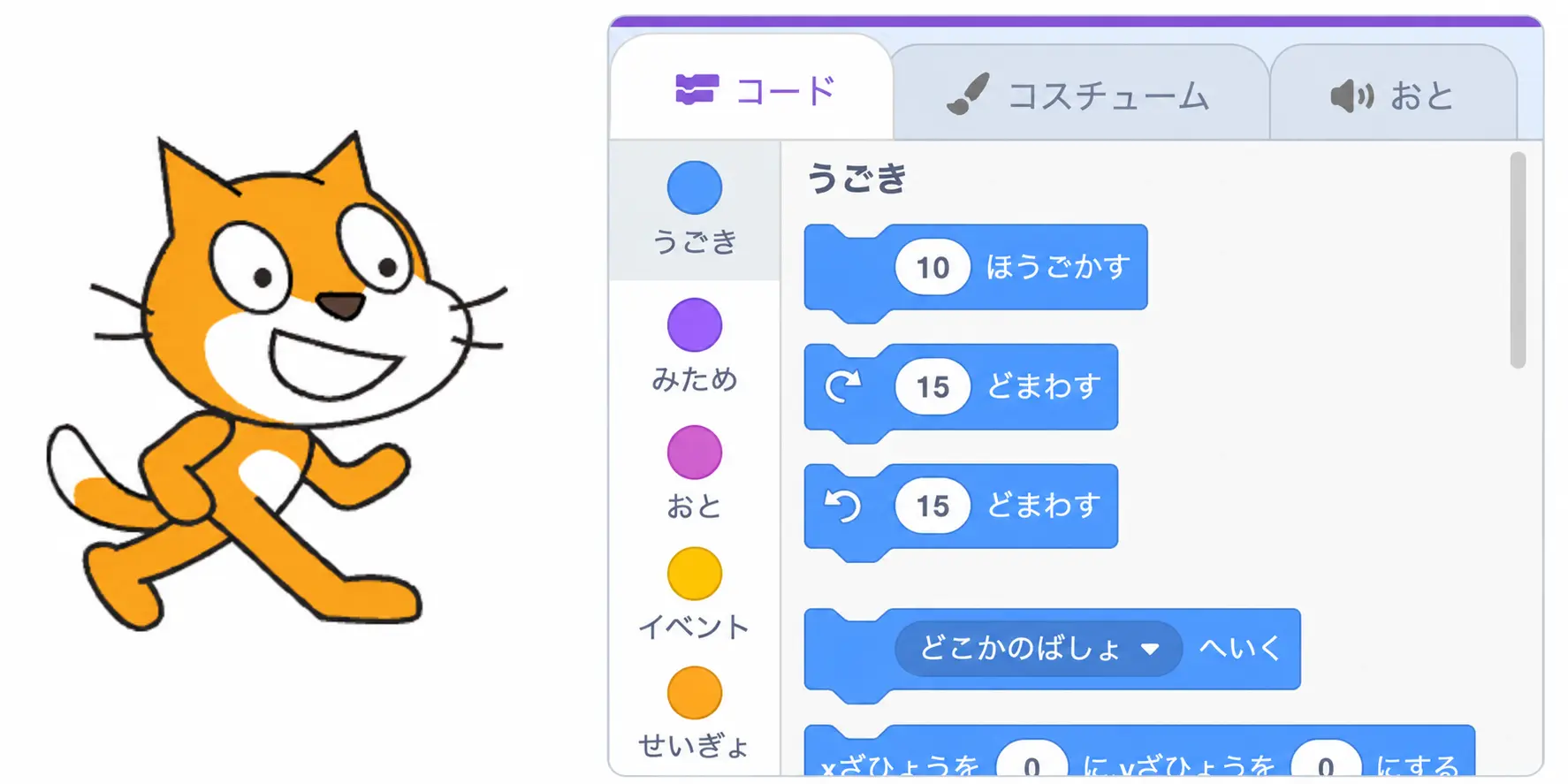 Scratchの学習イメージ