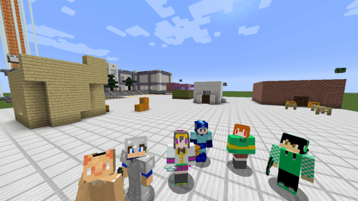 マインクラフトの集合写真